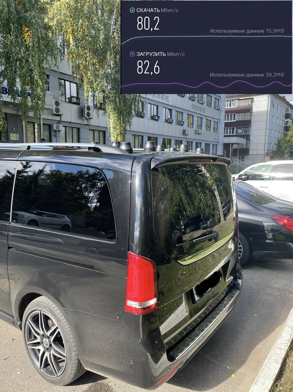 Mercedes-Benz V-Class — проект установки интернета IRBT.PRO